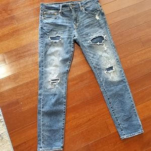 American Eagle Men's 32 x 30 distressed jeans skin